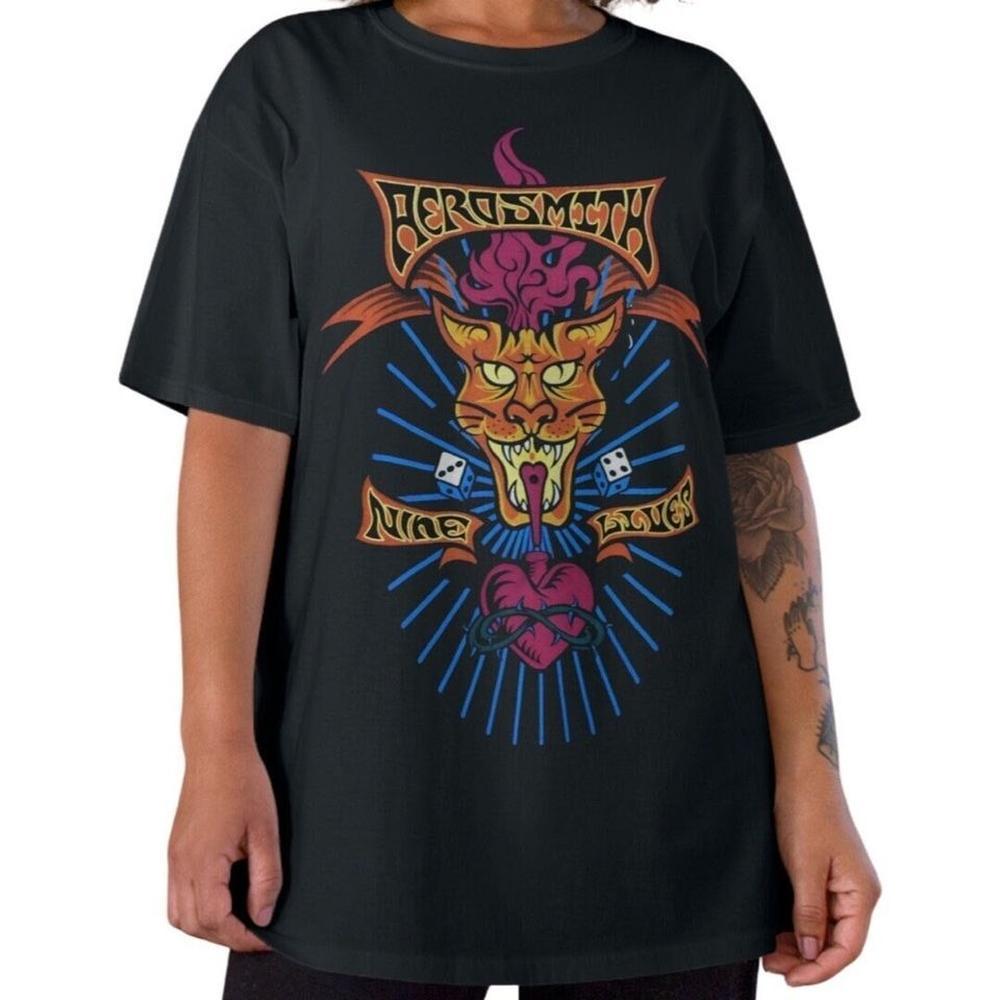 Aerosmith Tshirt Nine Lives Album Tshirt Aerosmith Tee Shirt